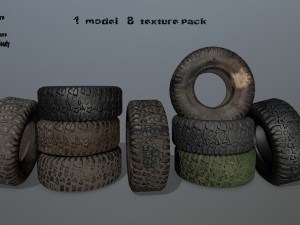 tire4 3D मॉडल