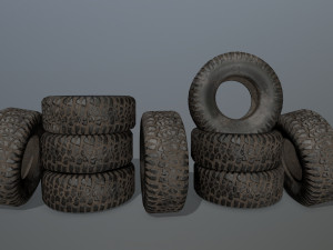 tire4 3D Модель