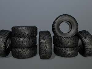 tire4 3D Модель