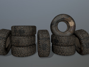 tire4 3D Модель