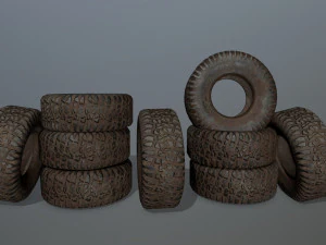 tire4 3D Model
