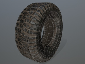 tire4 3D Модель