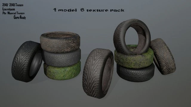tire3 3D Model .c4d .max .obj .3ds .fbx .stl .blend 