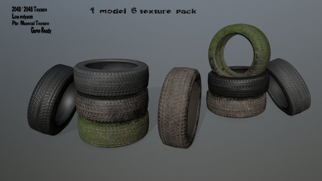tire2 3D Модель .c4d .max .obj .3ds .fbx .stl .blend 