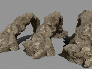 rocks set 3D Model