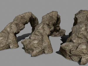 rocks set 3D Model