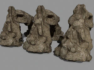 rocks set 3D Model