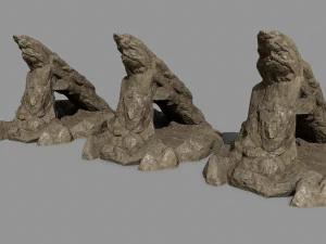 rocks set 3D Model