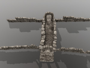 ruin set Modelo 3D