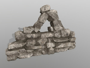 ruin set Modelo 3D