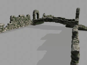 ruin set 3D Model