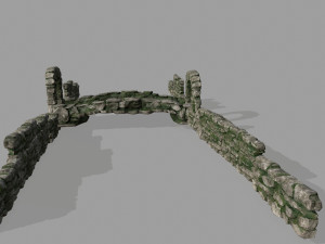 ruin set 3D Модель
