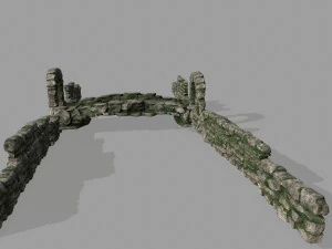 ruin set 3D Model