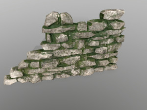 ruin set 3D Модель