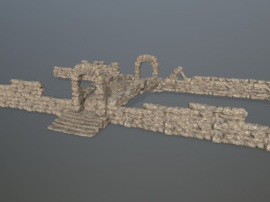 ruin set Modello 3D