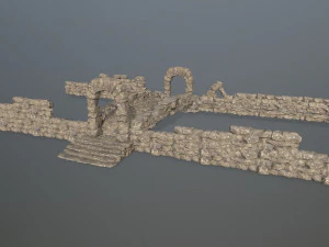 ruin set 3D Model