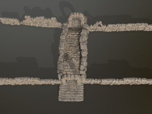 ruin set Modello 3D