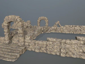 ruin set 3D Model