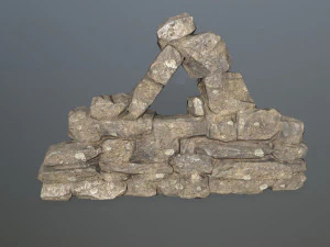 ruin set 3D Model