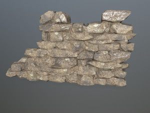ruin set Modello 3D