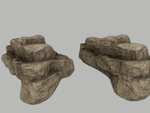 sea rocks 3D Model