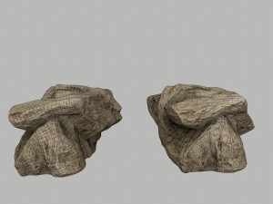 sea rocks 3D Model