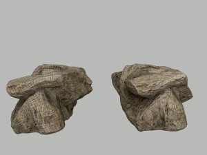 sea rocks 3D Model