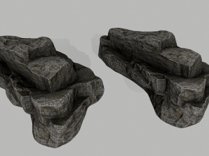 cliff rocks Modelo 3D