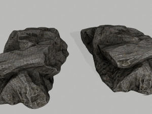 cliff rocks Modelo 3D