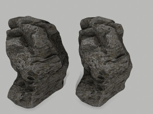 cliff rocks Modelo 3D