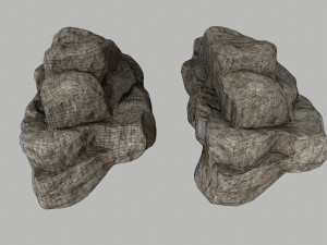 desert rocks 3D Model
