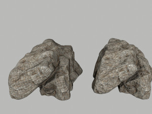 desert rocks 3D Model