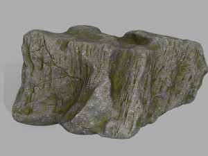forest rocks Modello 3D
