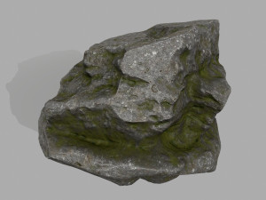 forest rocks Modello 3D
