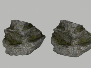 forest rocks 3D Model