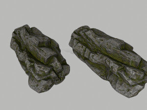 forest rocks Modello 3D
