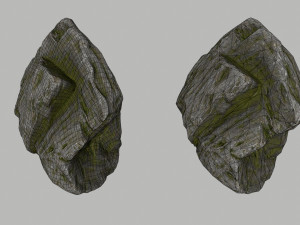 forest rocks Modello 3D