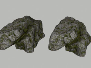 forest rocks 3D Model