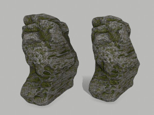 forest rocks Modello 3D