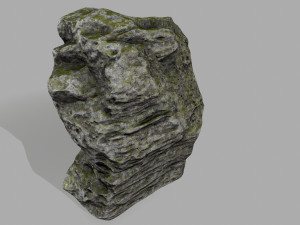 mossy rocks Modèle 3D