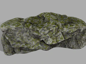 rocas cubiertas de musgo Modelo 3D
