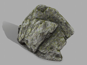 mossy rocks Modèle 3D