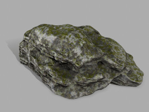 mossy rocks Modèle 3D