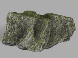 mossy rocks Modèle 3D