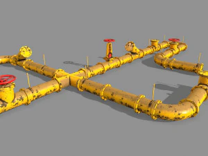 Rohrsatz 3D Modell