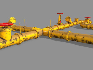 pipe set Model 3D