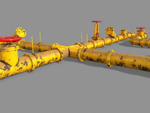 pipe set 3D Model