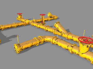 pipe set Model 3D