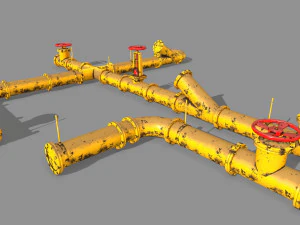 pipe set 3D Model