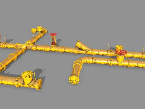 pipe set 3D Model